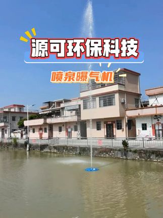 你见过这款喷泉曝气机吗#喷泉曝气机 #水生态保护 #智能化喷泉曝气机 #喷泉曝气机厂家 #源可环保科技