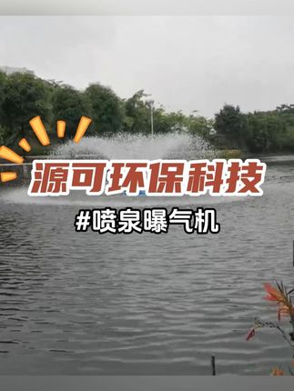 喷泉曝气机展示#喷泉曝气机 #水生态保护 #智能化喷泉曝气机 #喷泉曝气机厂家 #源可环保科技